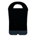 Neoprene Double Bottle Wine Tote Bag